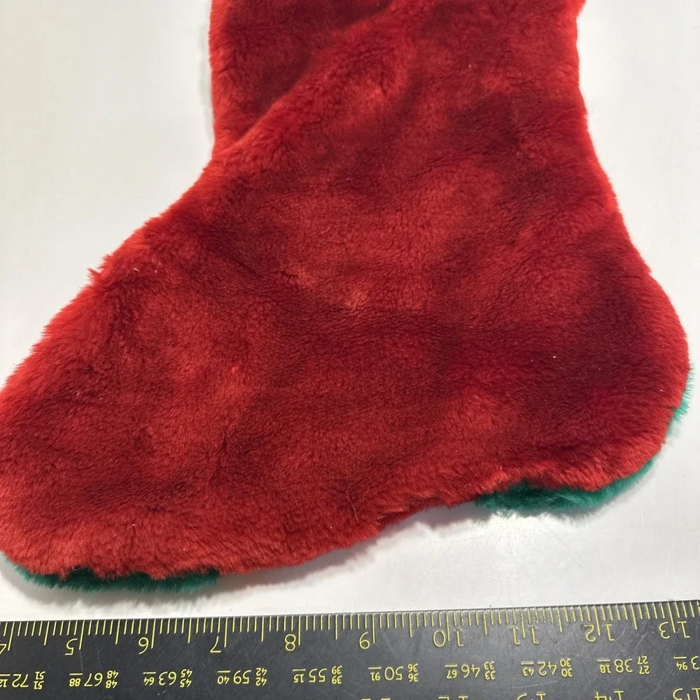 Gray Mouse w/ Santa Hat Plush Christmas Stocking 3D 23